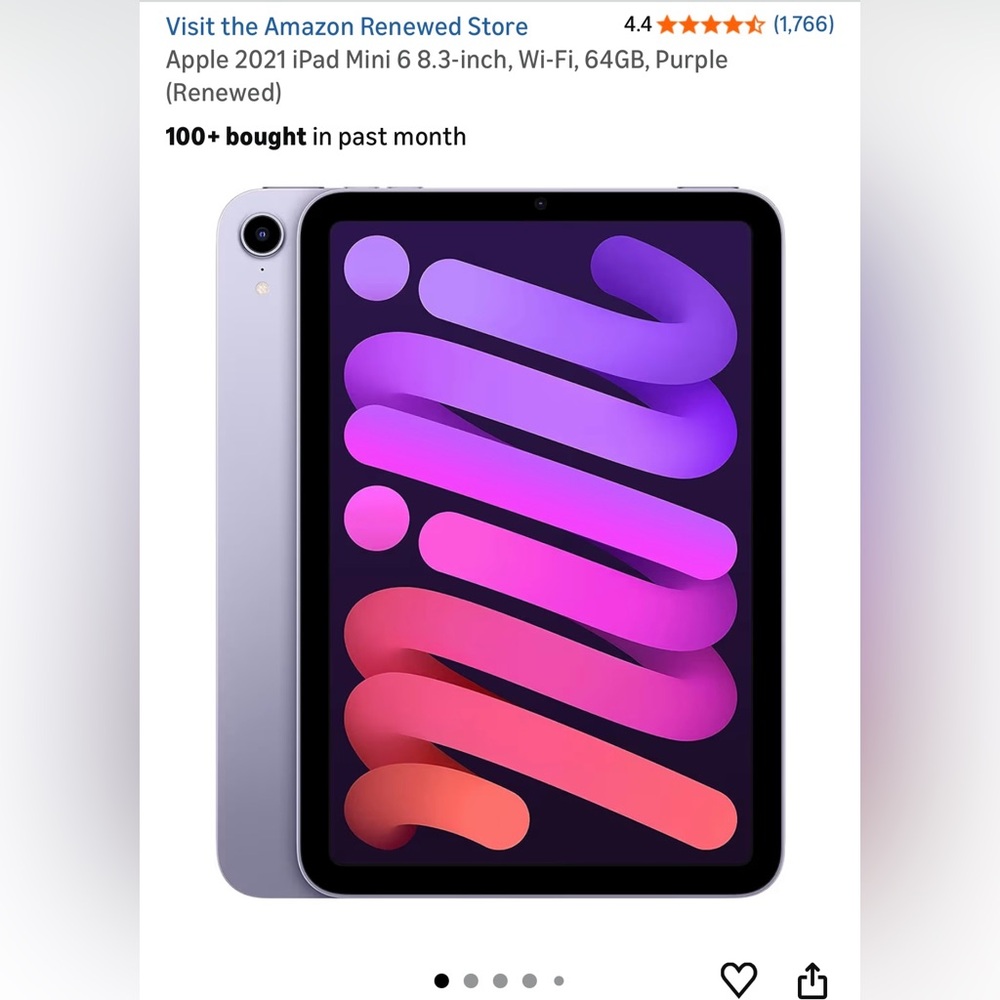 Apple Tablet - Silver and Black